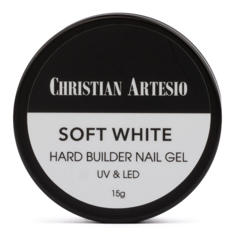 Uv/Led Hard Builder Nail Gel Soft White, Milchig 15g