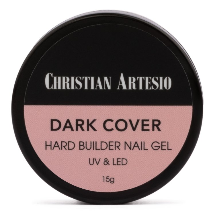 Uv/Led Hard Builder Nail Gel Dark Cover, Dunkel Beige 15g