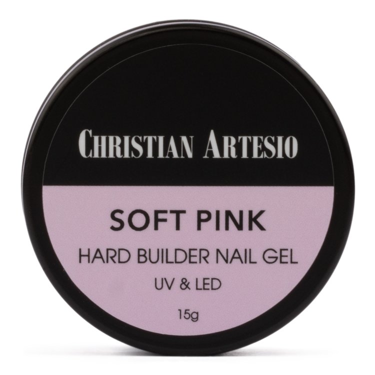 Uv/Led Hard Builder Nail Gel Soft Pink, Sanftes Rosa 15g