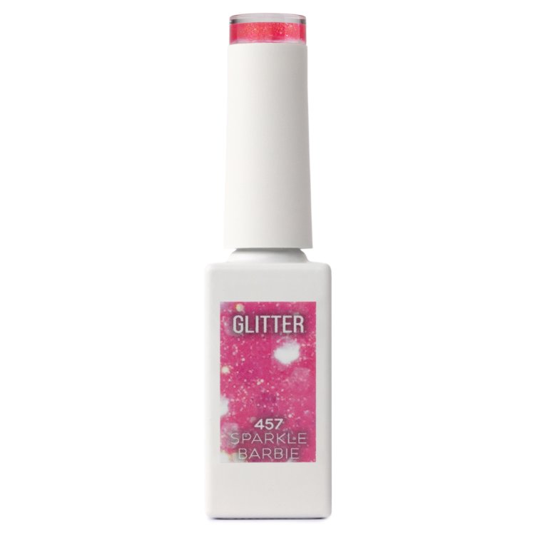 Shellac UV& Led Sparkle Barbie Νο 457 Rosa Glitter Glitter 10ml