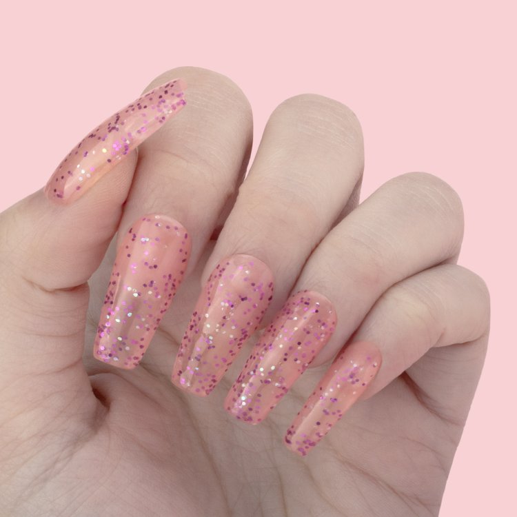 Shellac UV& Led Pink Tutu Νο 459 Sanftes Rosa Glitter 10ml