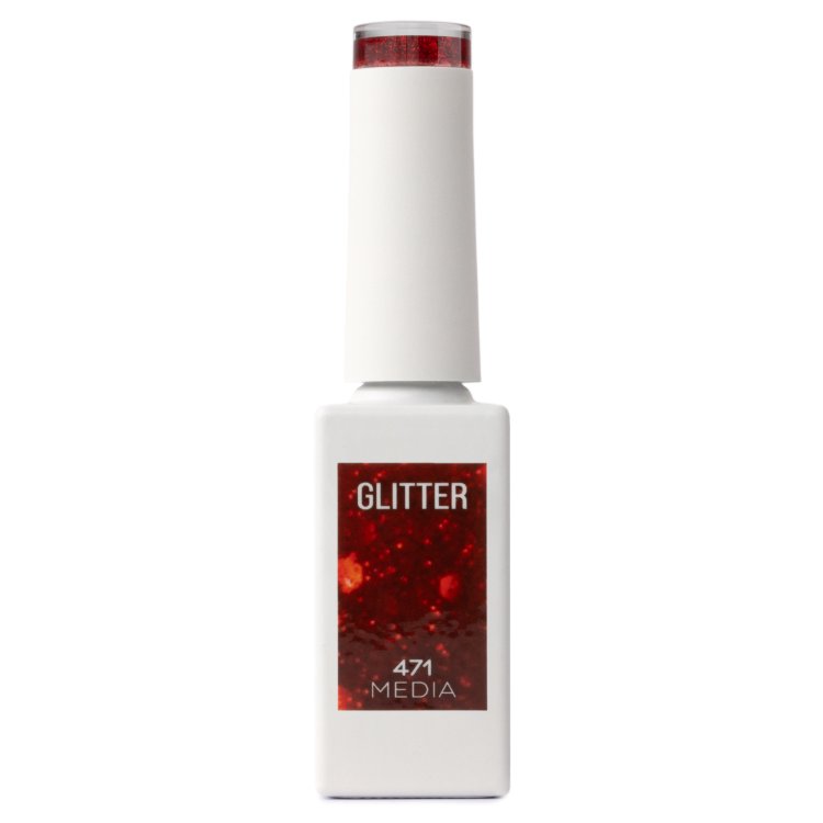Shellac UV& Led Media Νο 471 Rot Glitter Glitter 10ml