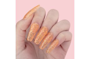 Shellac UV& Led Blankety Νο 464 Transparent Orange Glitter 10ml